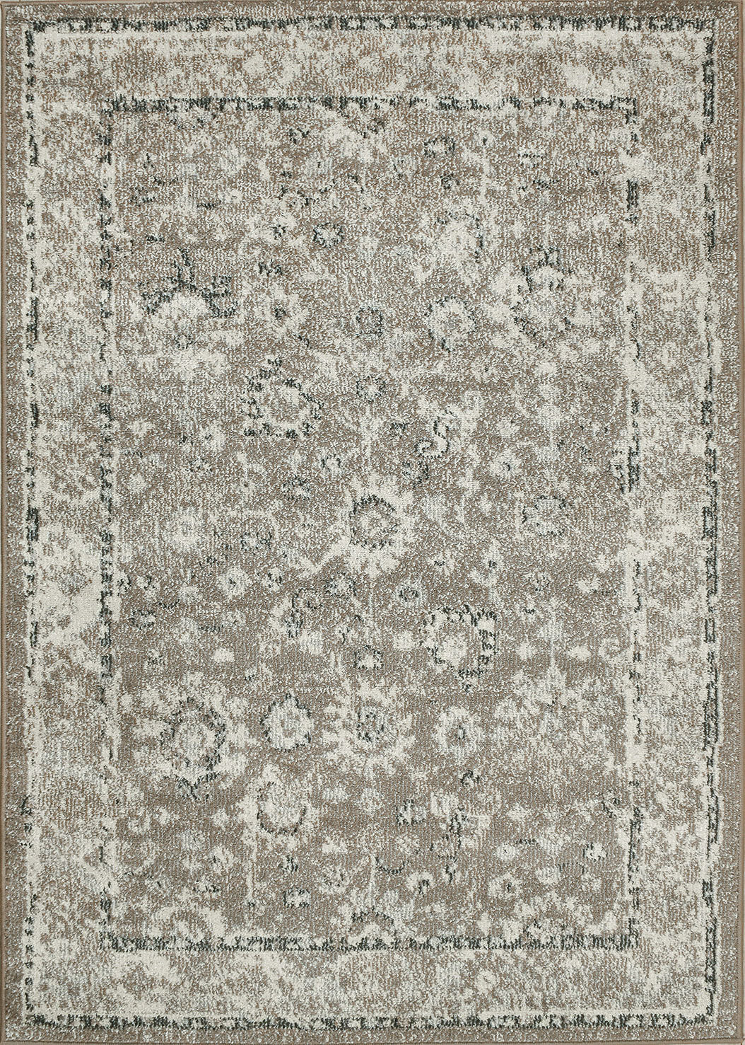 Tapis vintage beige : ANA581BEI ANATOLIA