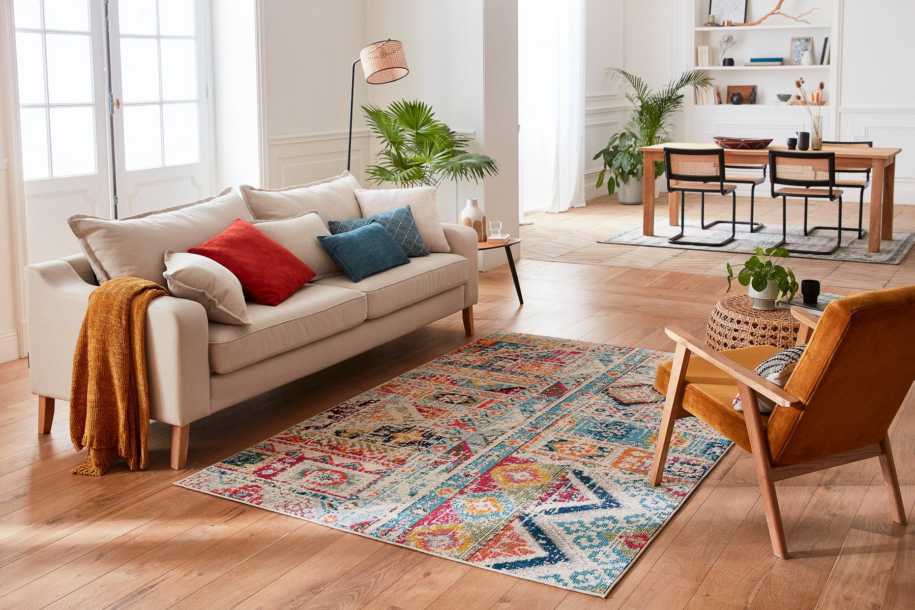 Tapis vintage muticolore : ANA769MUL ANATOLIA