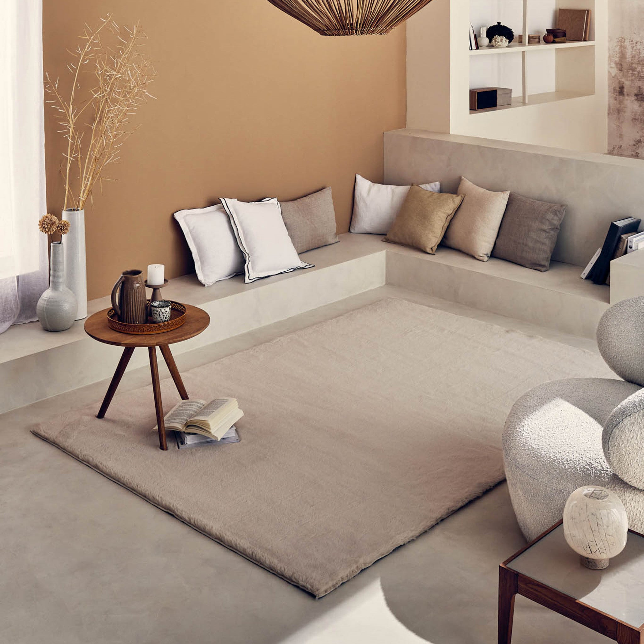 Tapis super doux crème : AVA291CRE AVA