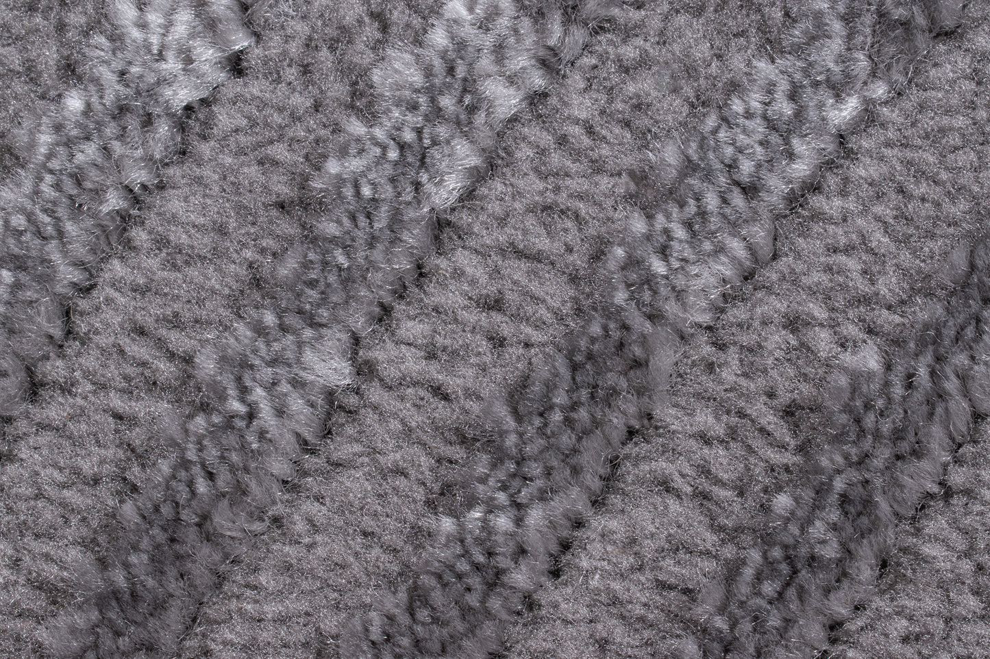 Tapis motif géométrique poils en relief gris : BIA159GRI BIANCA