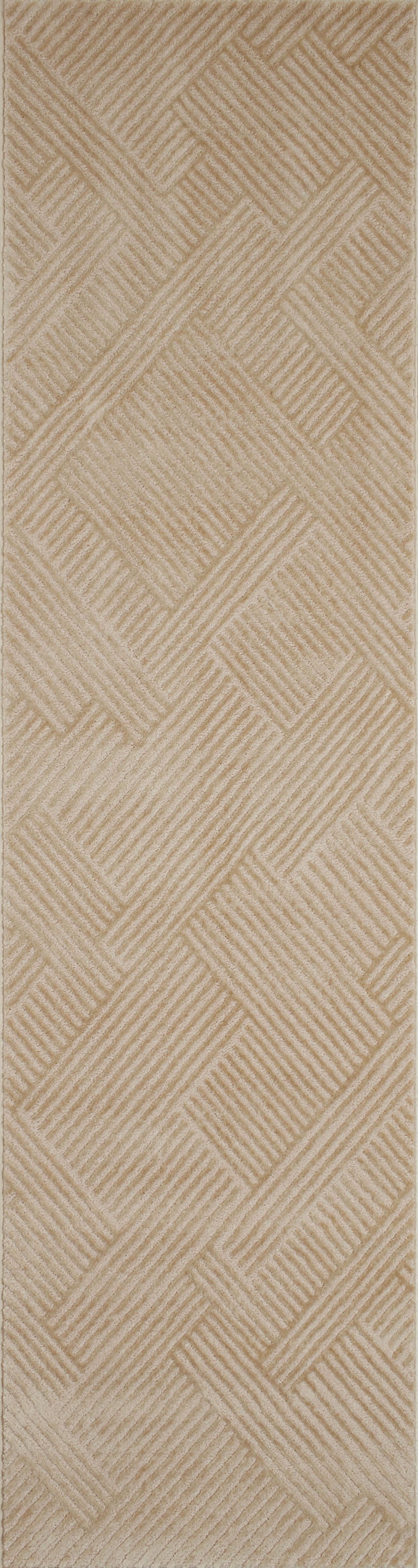 Tapis intérieur poils en relief beige : BIA160BEI BIANCA
