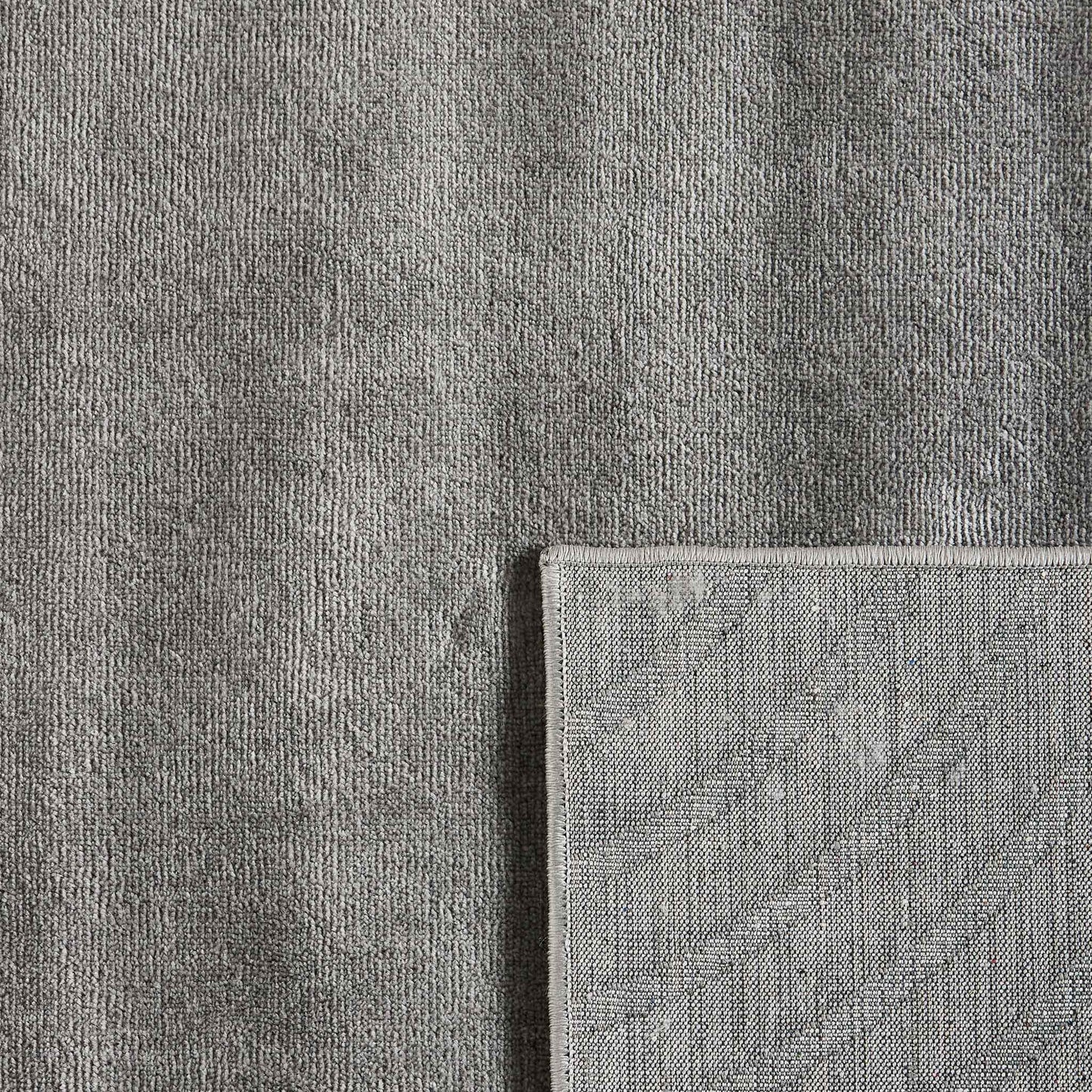Tapis poils ras motif arc en relief gris : BLO1030GRI BLOOM