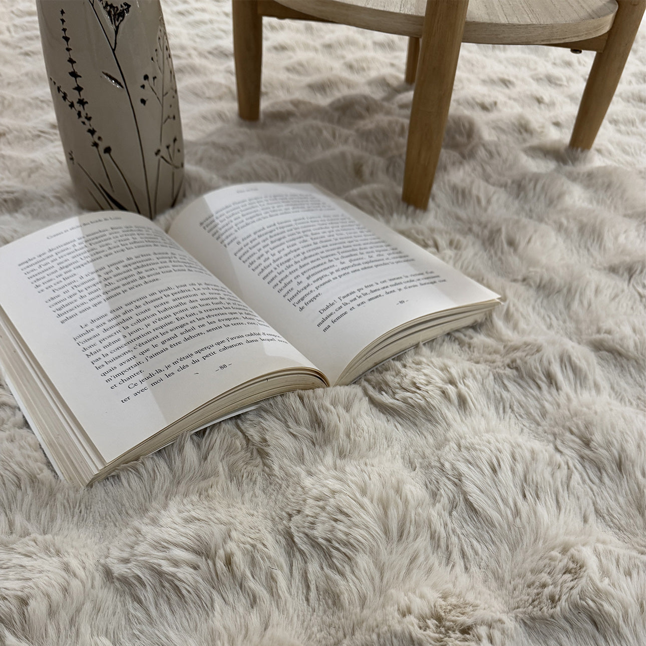 BUBBLE : tapis très doux : BUB292BEI