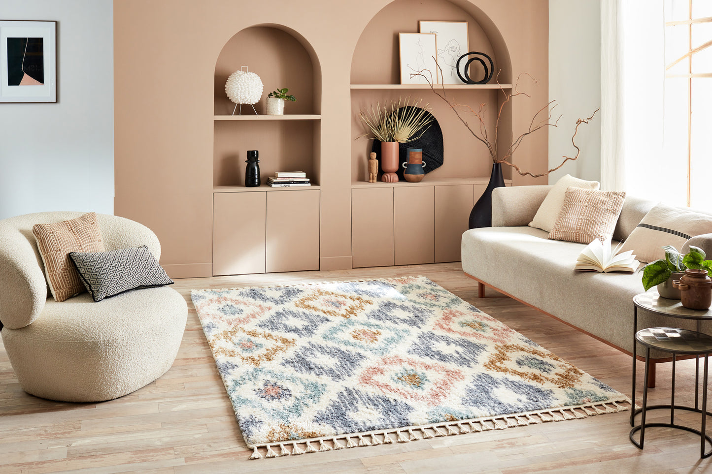 Tapis berbère coloré : DEL3094PAS DELYA