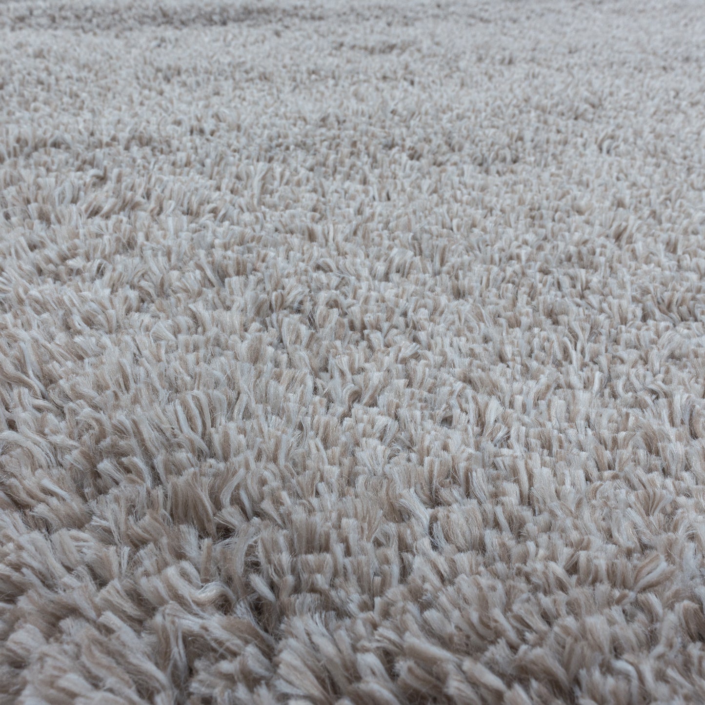 FLUFFY - Tapis Shaggy Uni à Poils Longs - FLU3500BEI