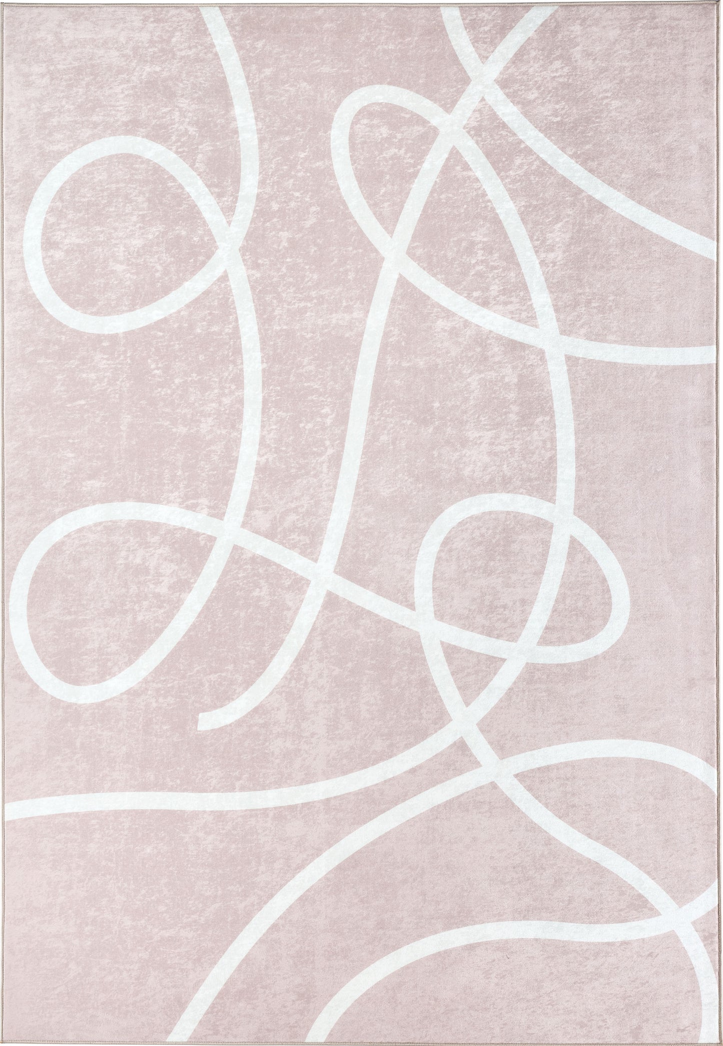 Tapis lavable en machine - Grège - Motif en arc-de-cercle (Copie) GREGE