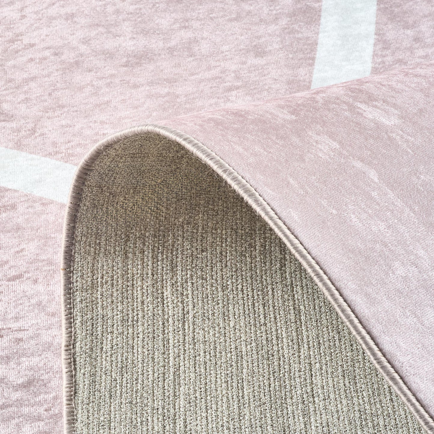 Tapis lavable en machine - Grège - Motif en arc-de-cercle (Copie) GREGE