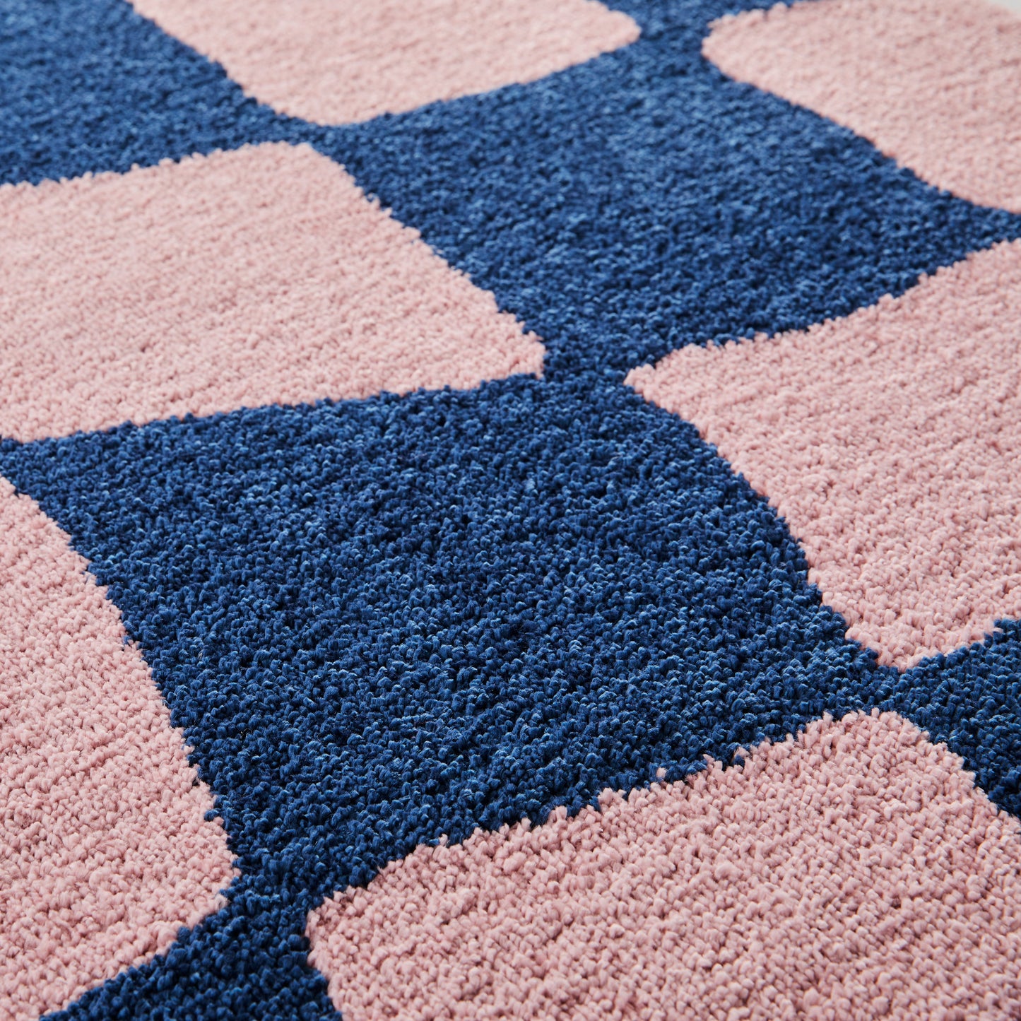 Tapis vintage année 70 - Bleu - Groovy GROOVY
