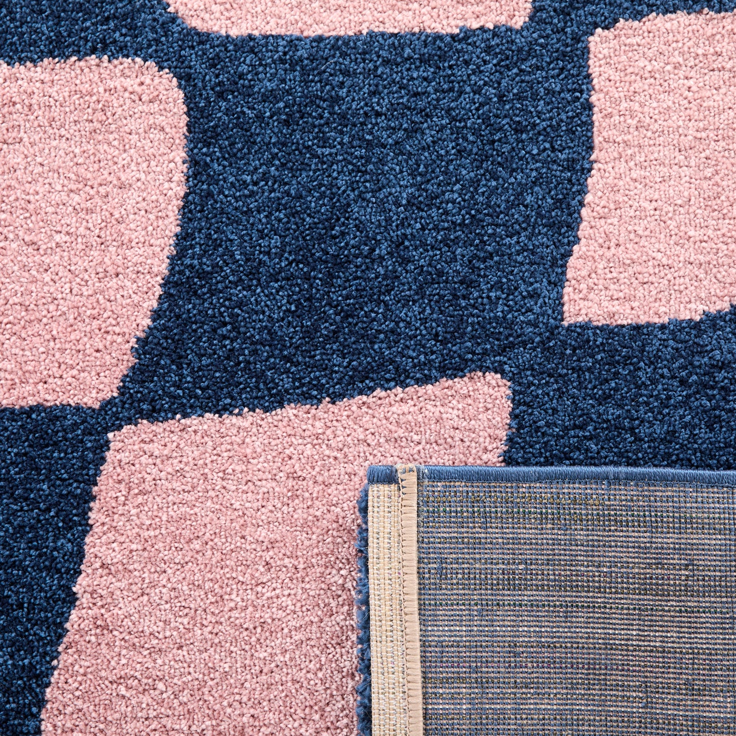 Tapis vintage année 70 - Bleu - Groovy GROOVY