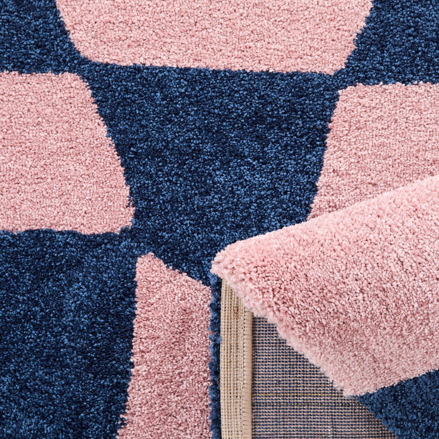 Tapis vintage année 70 - Bleu - Groovy GROOVY
