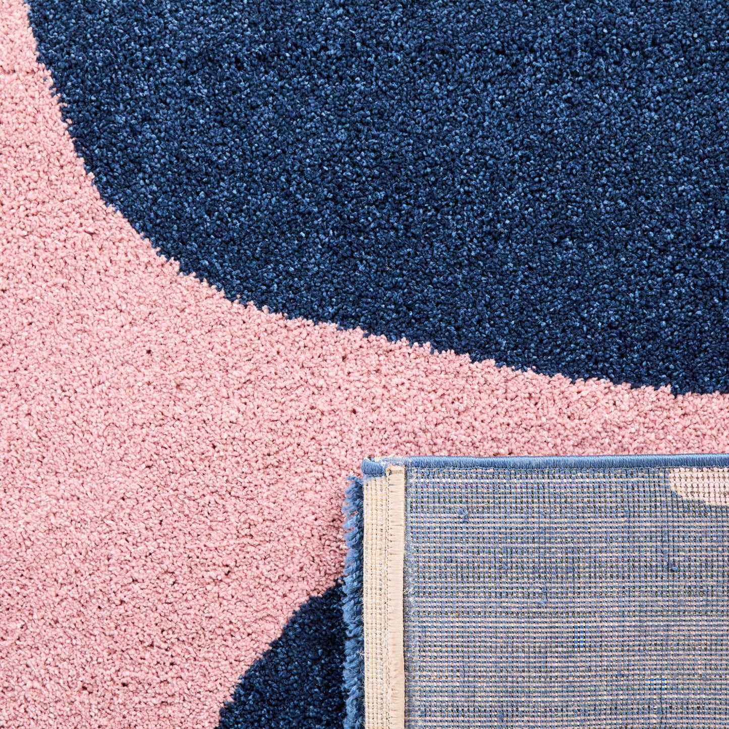 Tapis salon vintage année 70 - Bleu - Groovy GROOVY