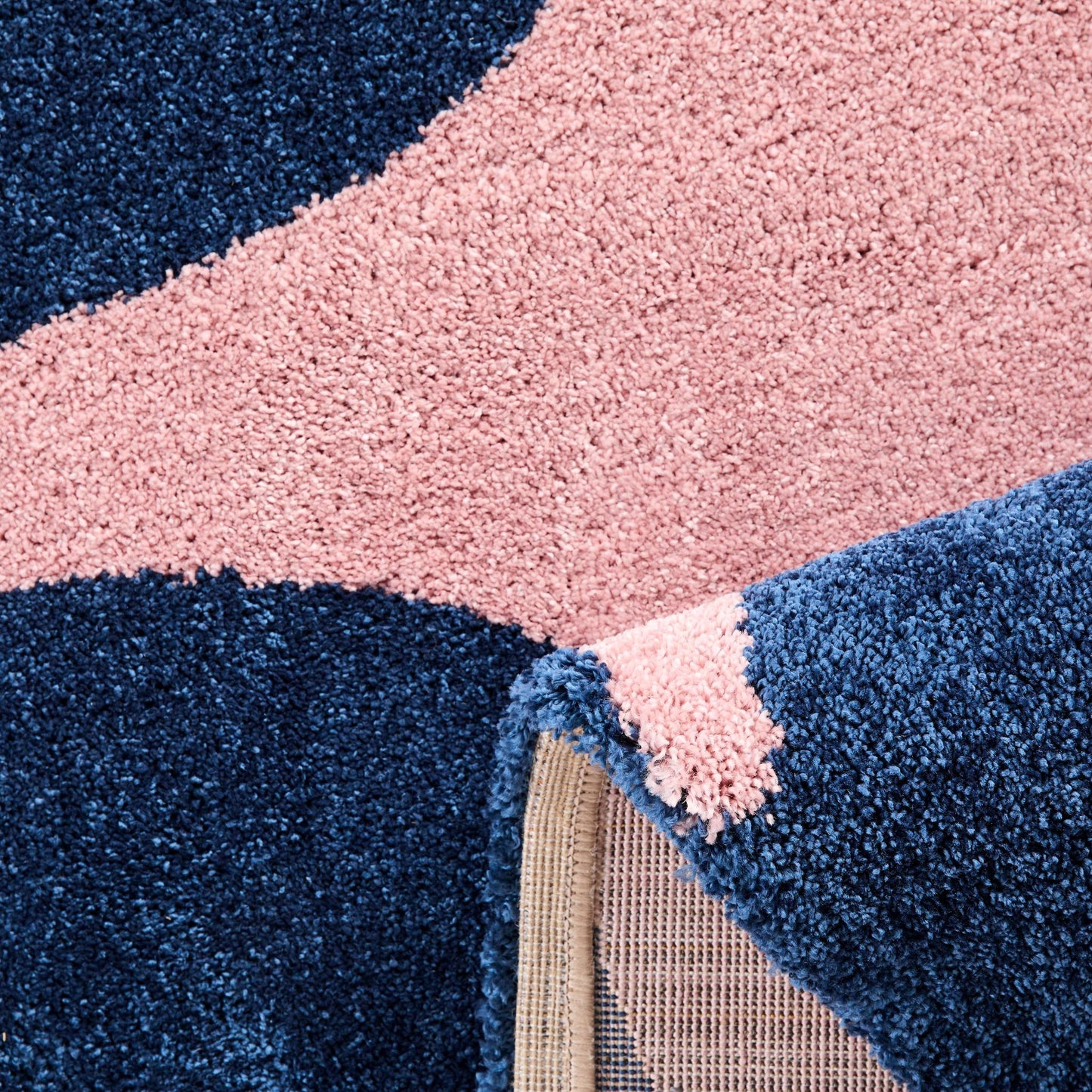 Tapis salon vintage année 70 - Bleu - Groovy GROOVY