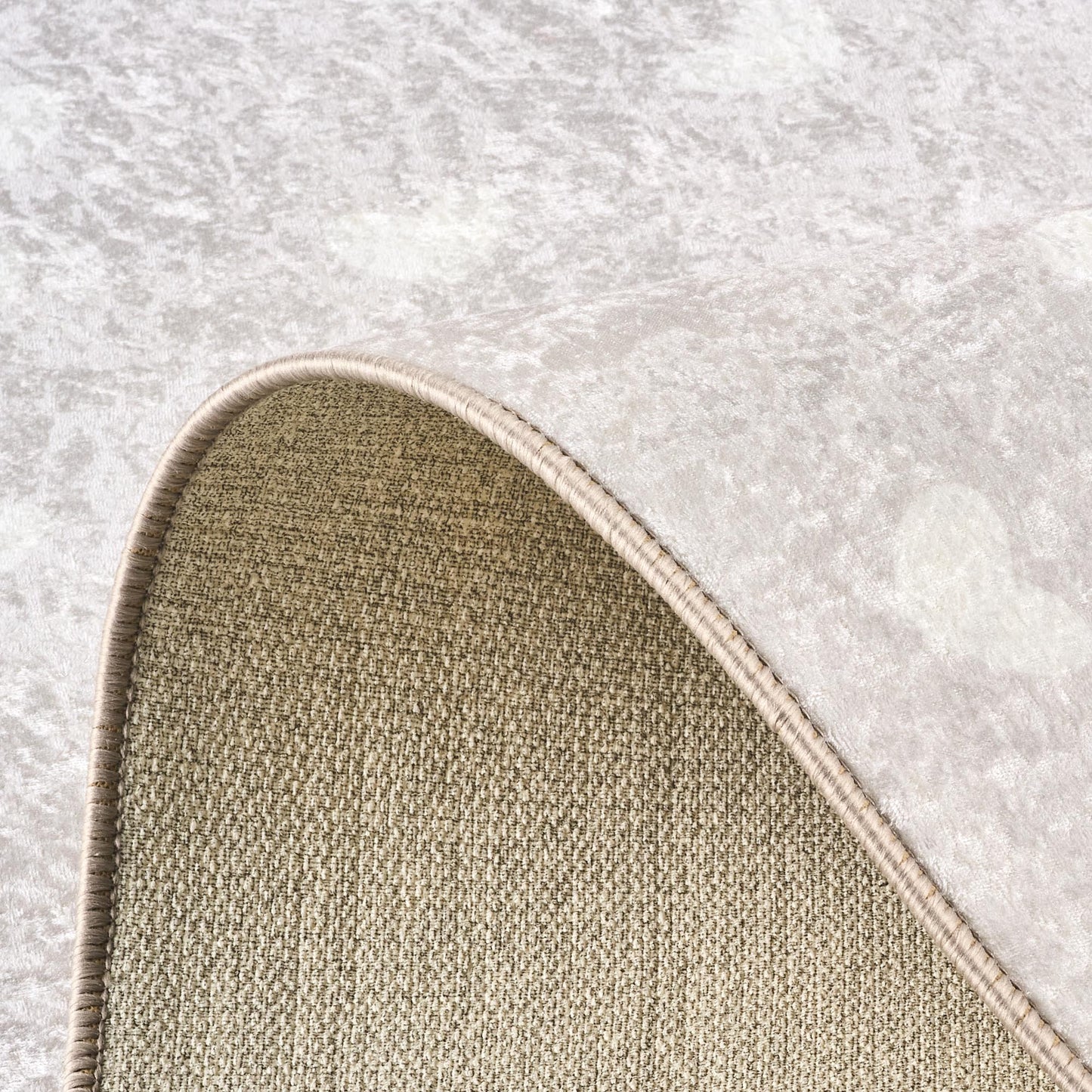 Tapis lavable en machine - Happy - Motif abstrait HAPPY