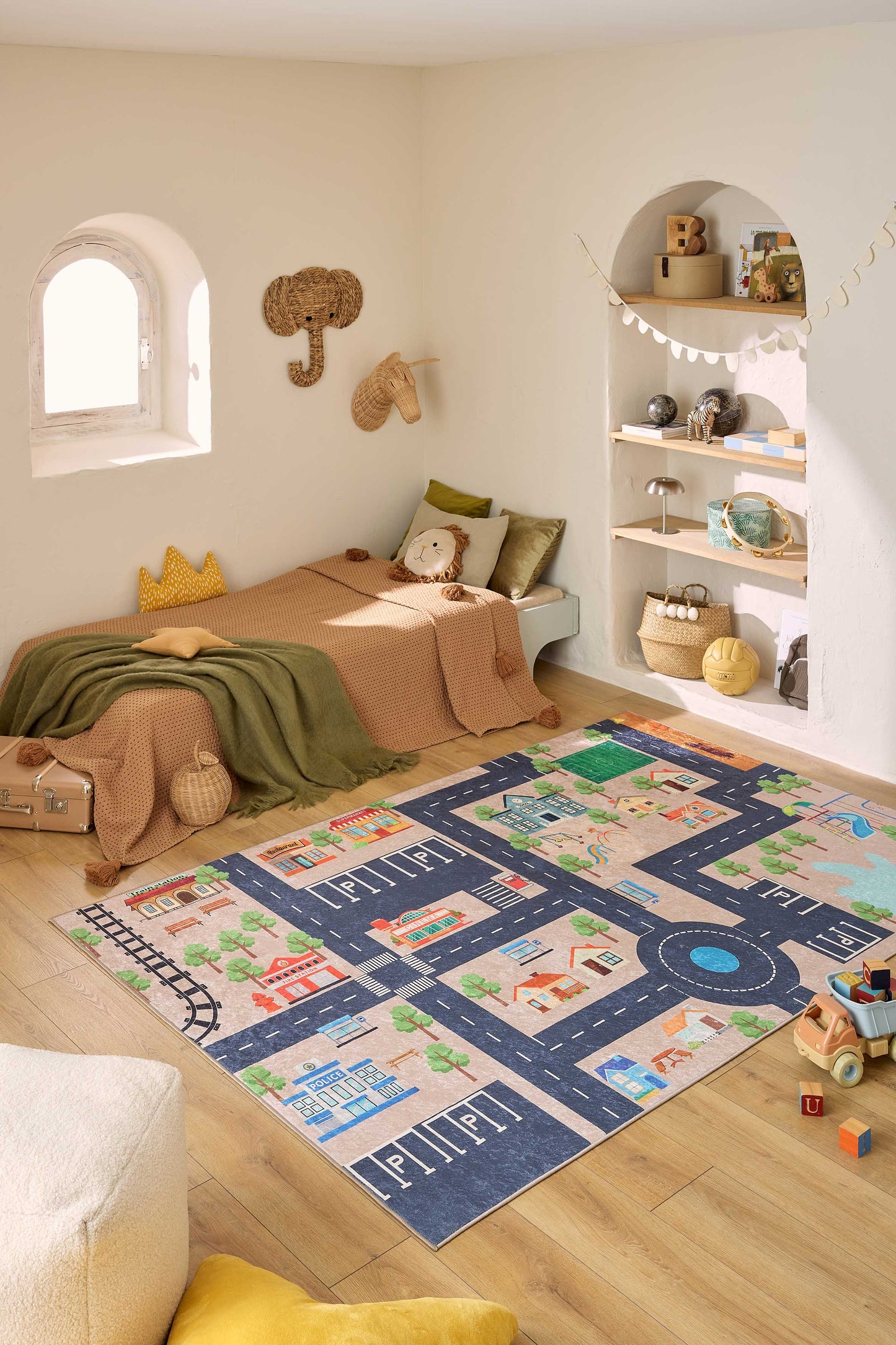 Tapis carte du monde : HAP746BLE (Copie) HAPPY