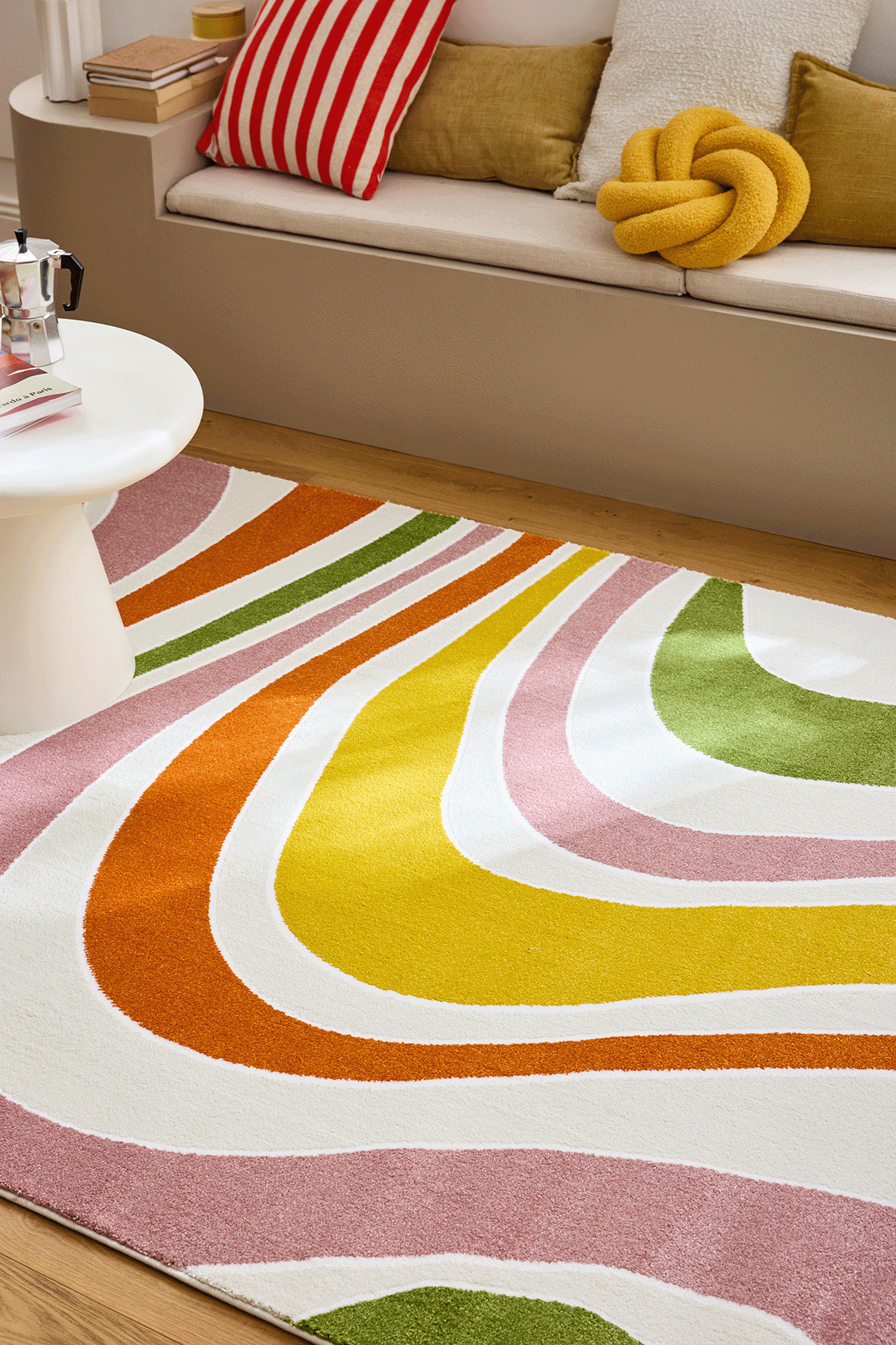 Tapis vague multicolore : MEM565MUL MEMPHIS