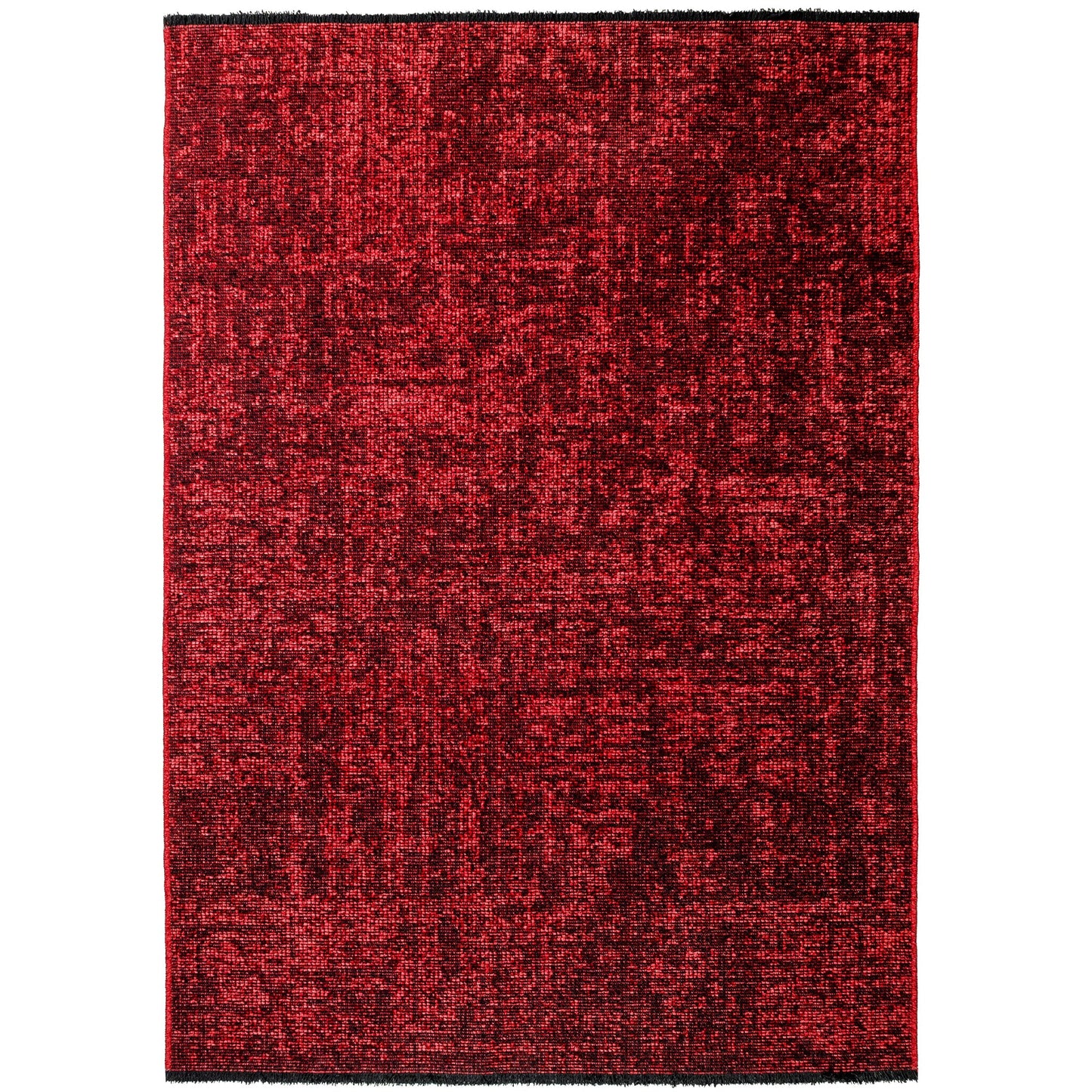 MIRA : Tapis de Salon Rouge Chic – Confort et Style Contemporain - MIR1900ROU MIRA