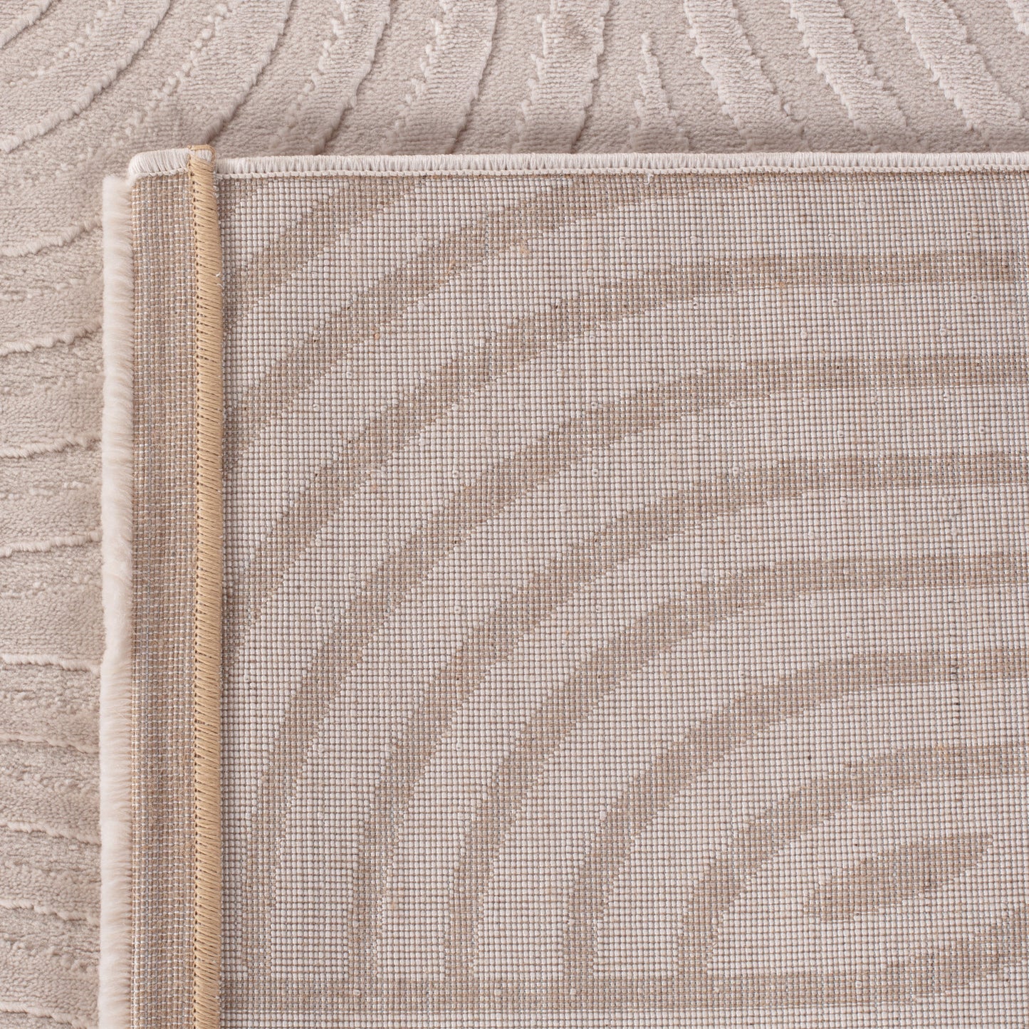 OIA - Tapis moderne à motif géométrique et nuances ton sur ton - OIA1112BEI