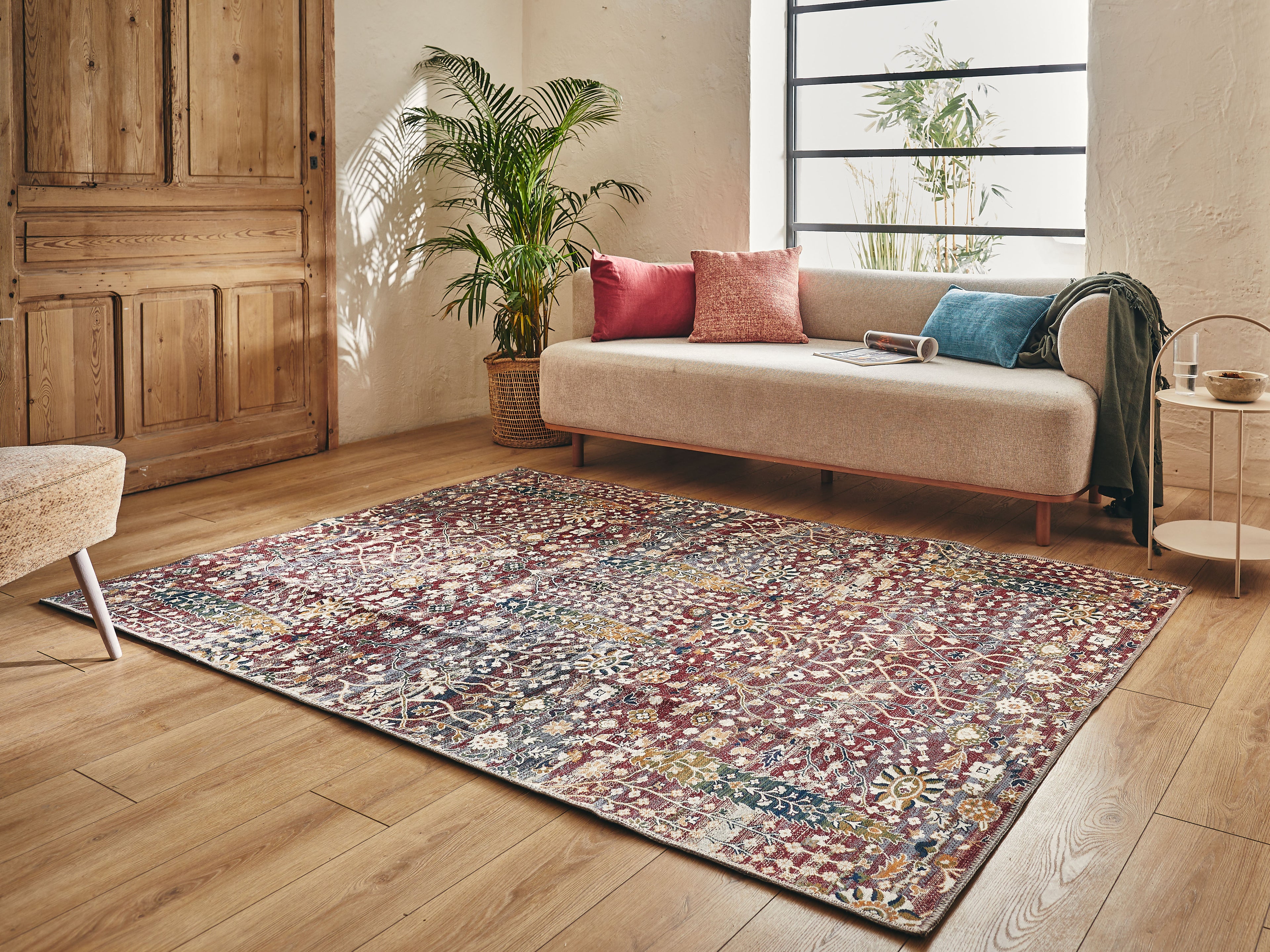 Tapis vintage coloré : RAD037ROU RADOM