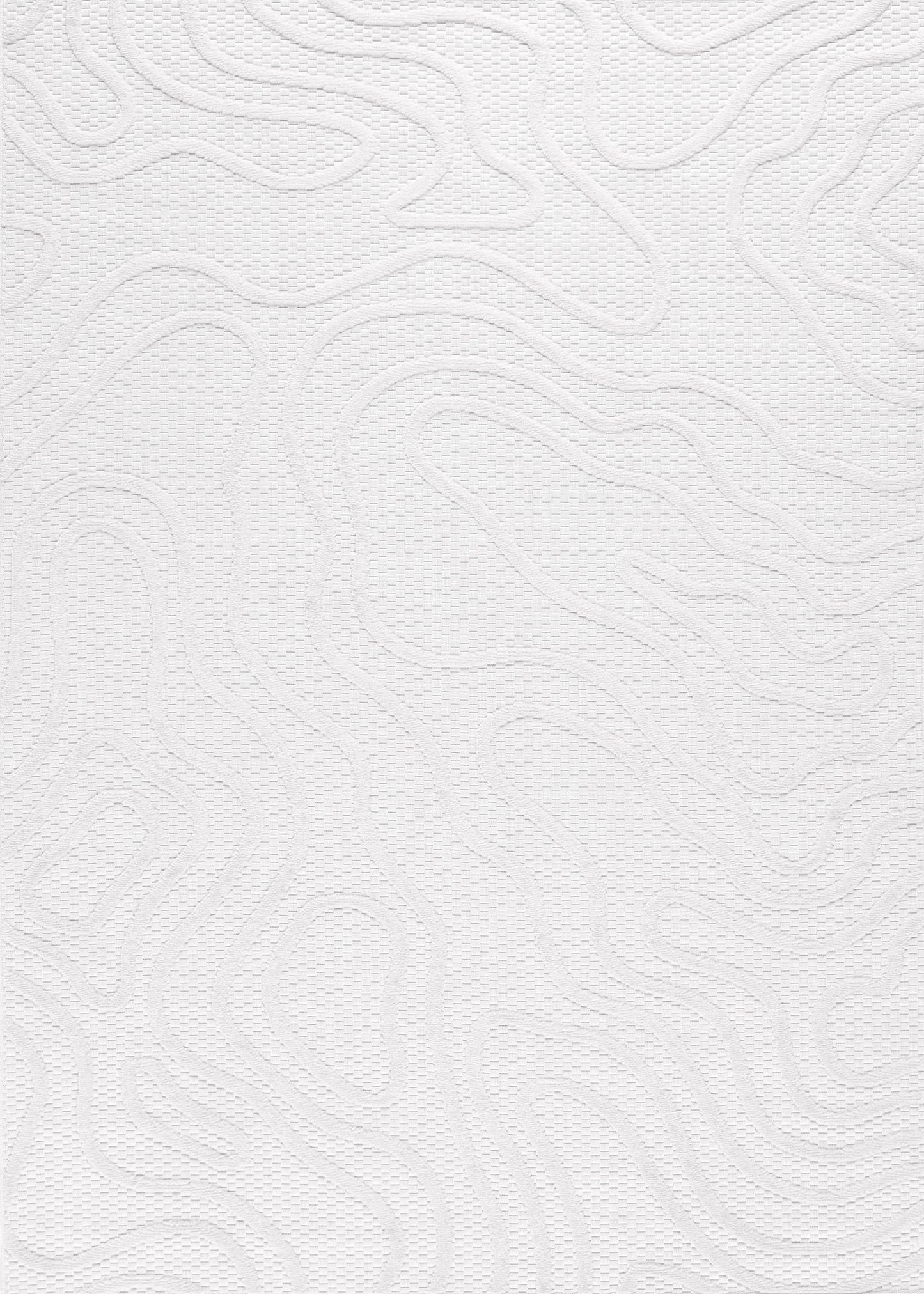 Tapis abstrait Blanc : SAN988BLA Nazar rugs