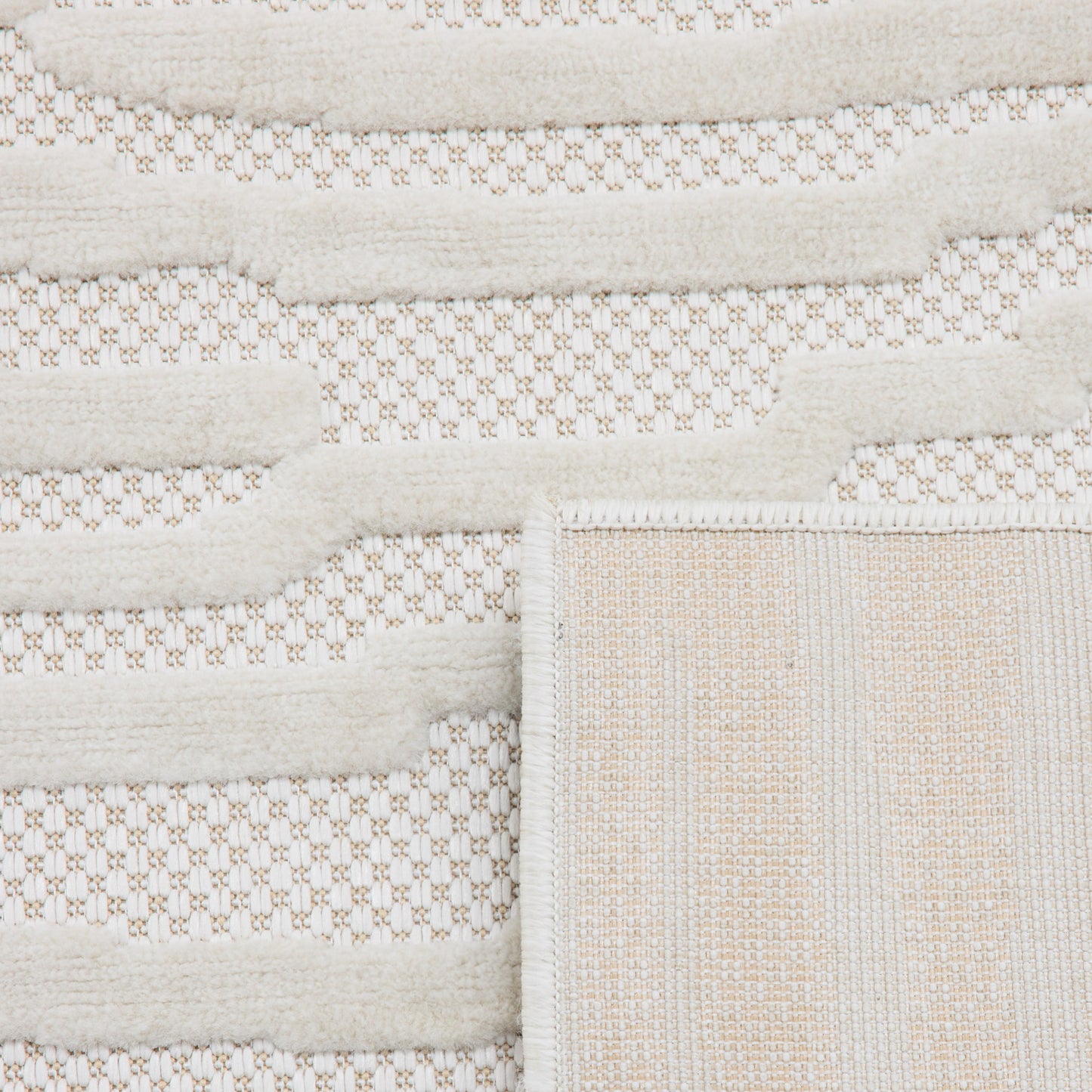 Tapis à motifs Blanc : SAN990BLA Nazar rugs