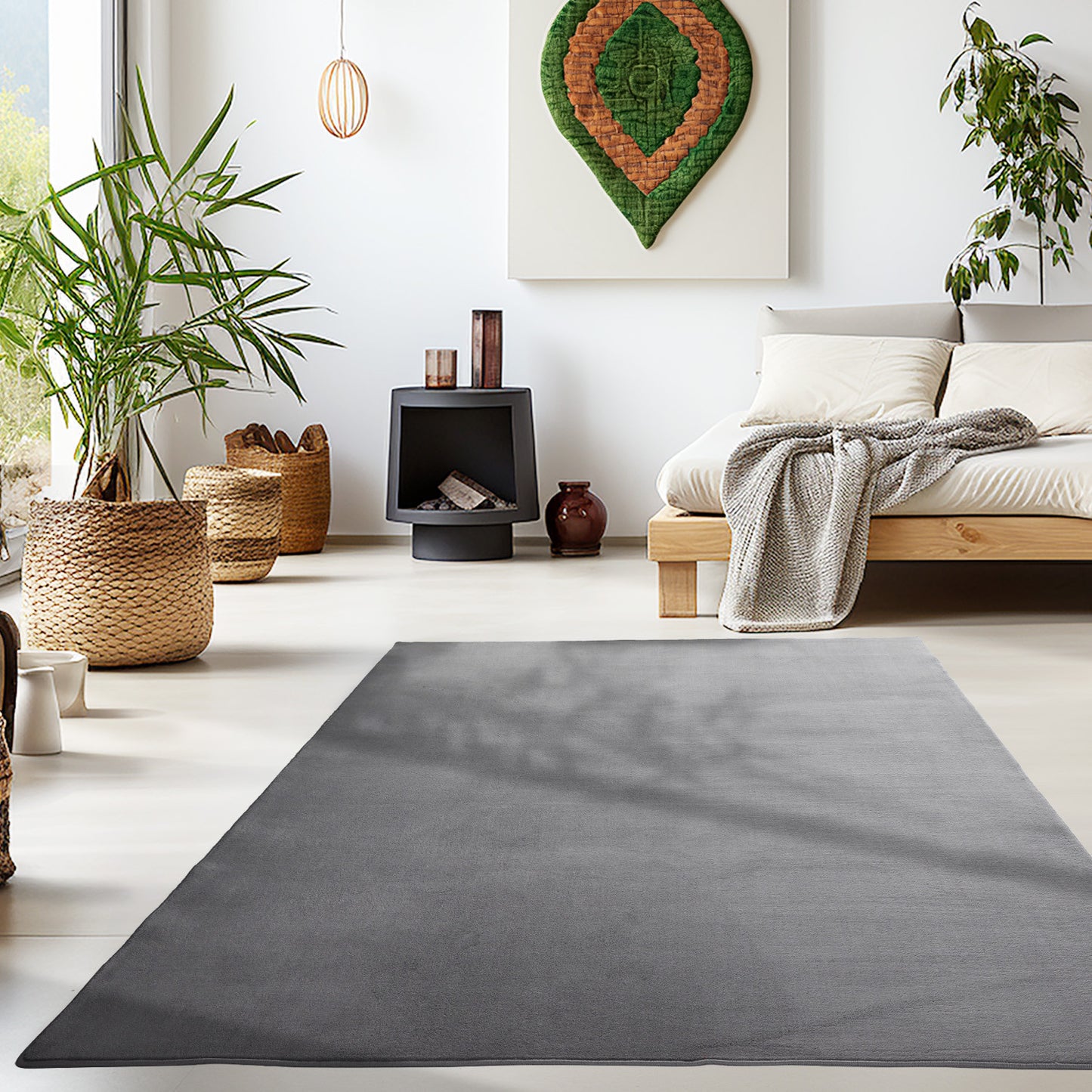 SKY - tapis uni minimaliste - SKY5400GRI SKY