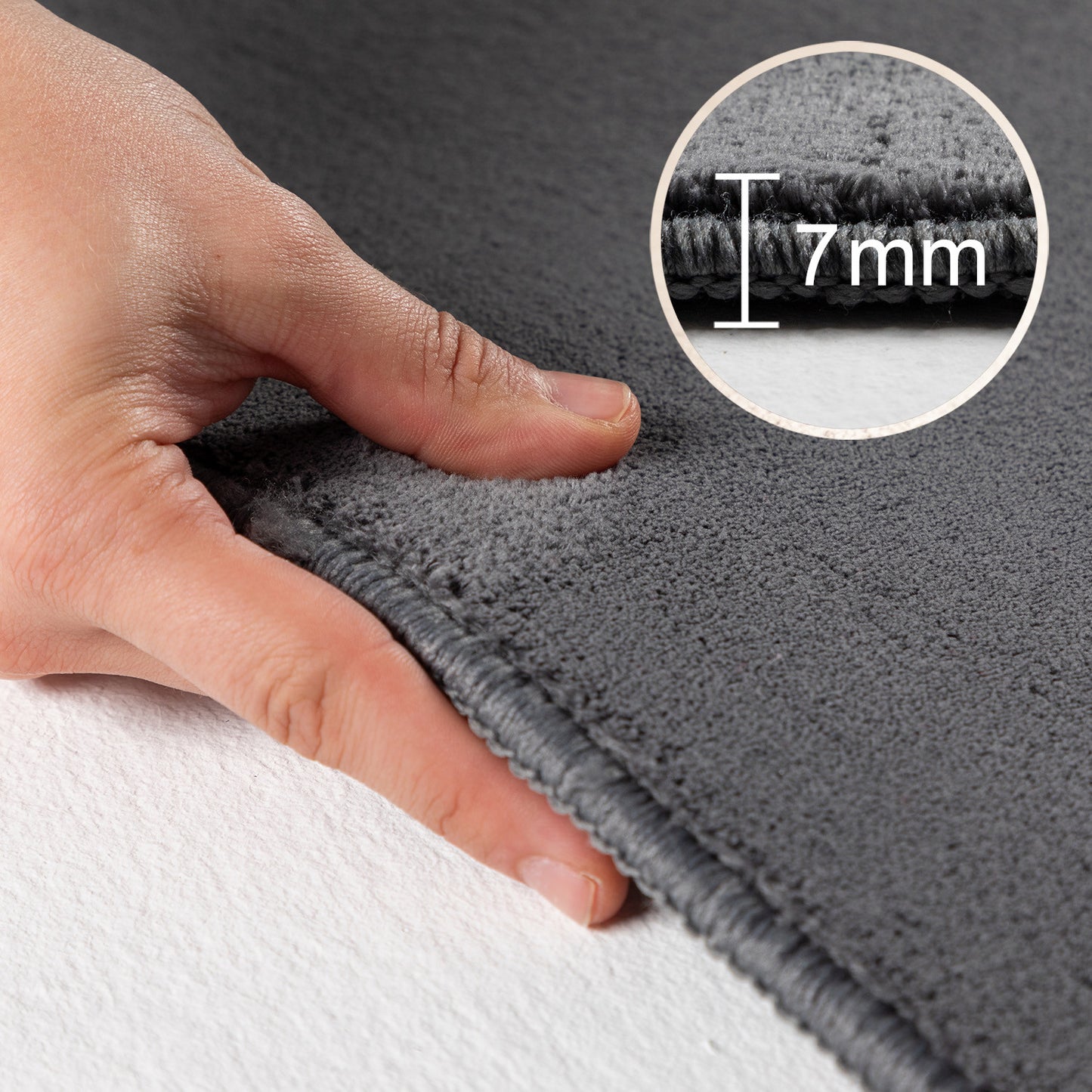 SKY - tapis uni minimaliste - SKY5400GRI SKY