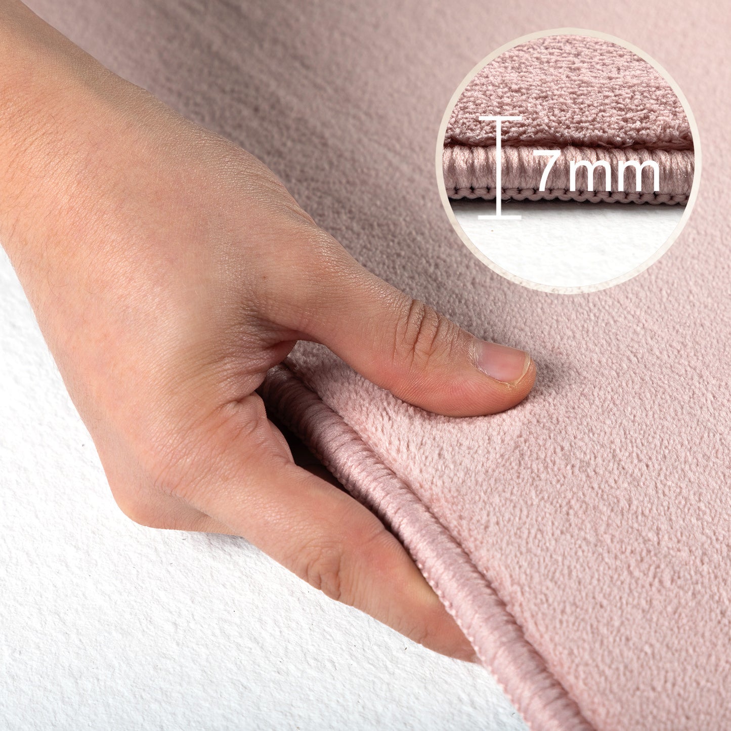 SKY - tapis uni minimaliste - SKY5400ROS SKY