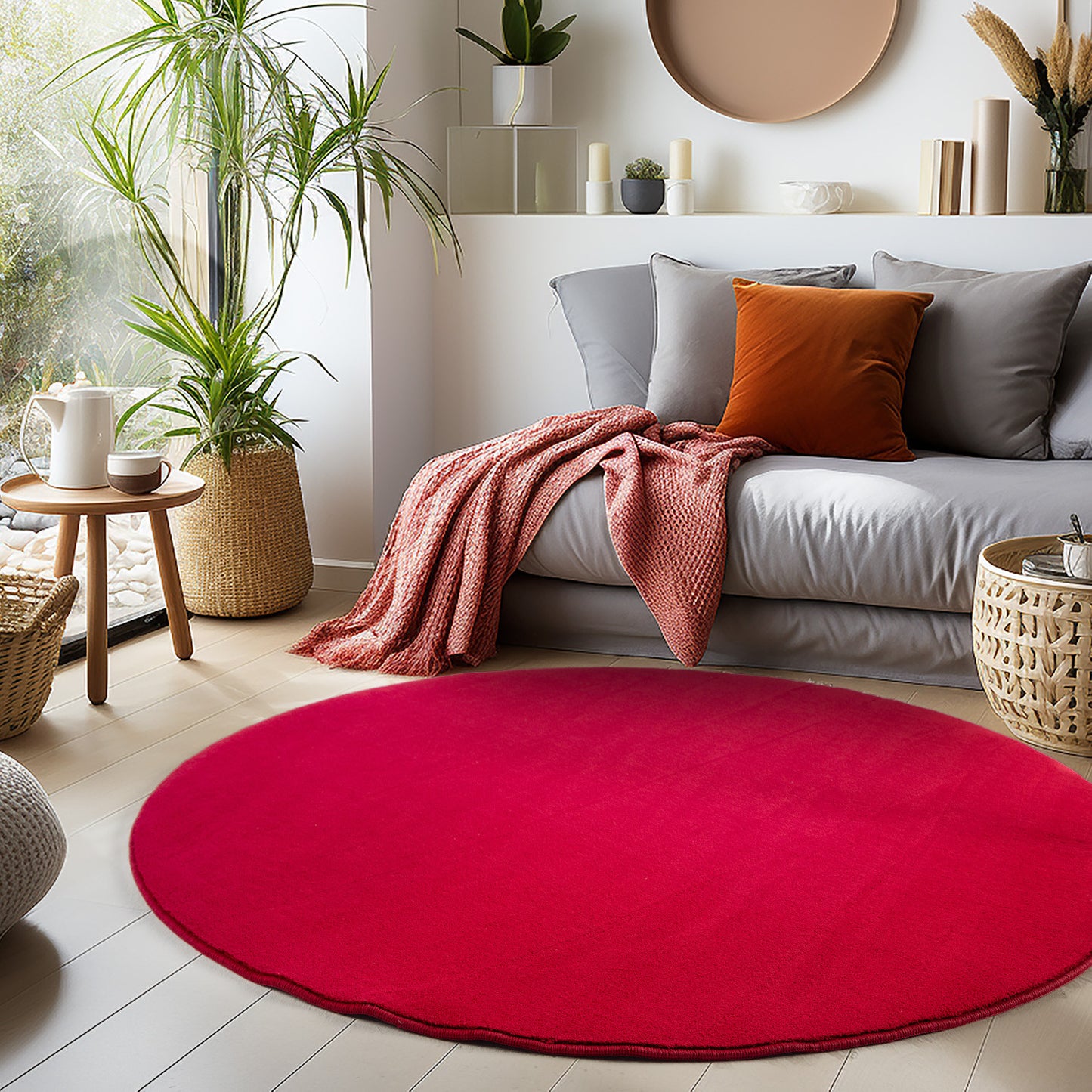SKY - tapis rond uni minimaliste - SKY5400ROU SKY