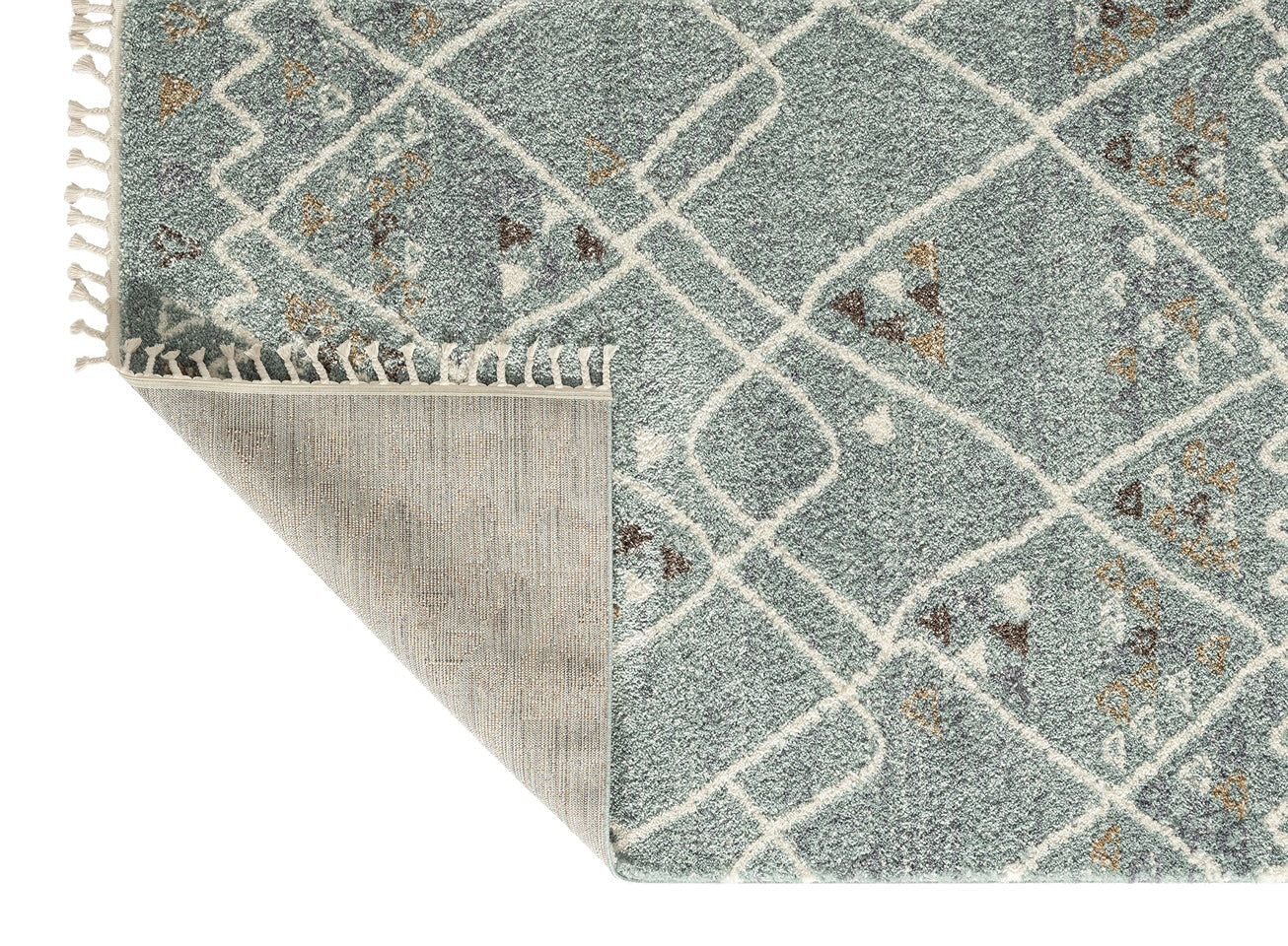 Tapis berbère en laine bleu turquoise Nazar rugs