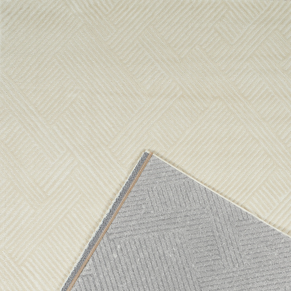 Tapis intérieur poils en relief crème Nazar rugs