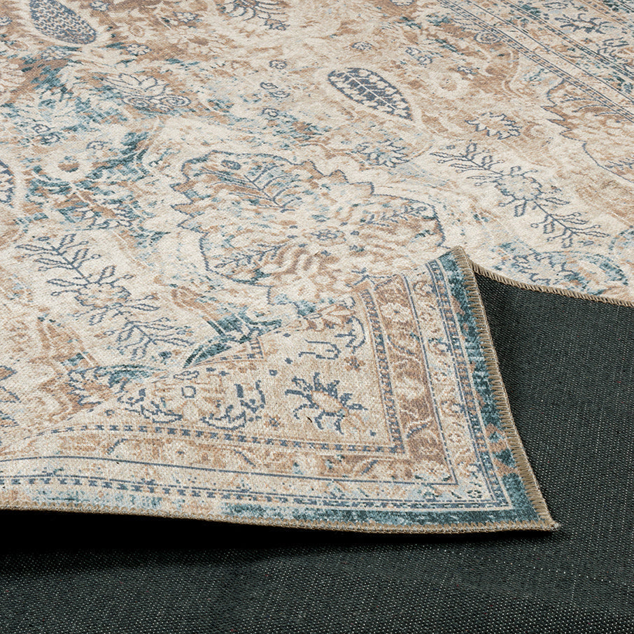 Tapis vintage bleu Nazar rugs