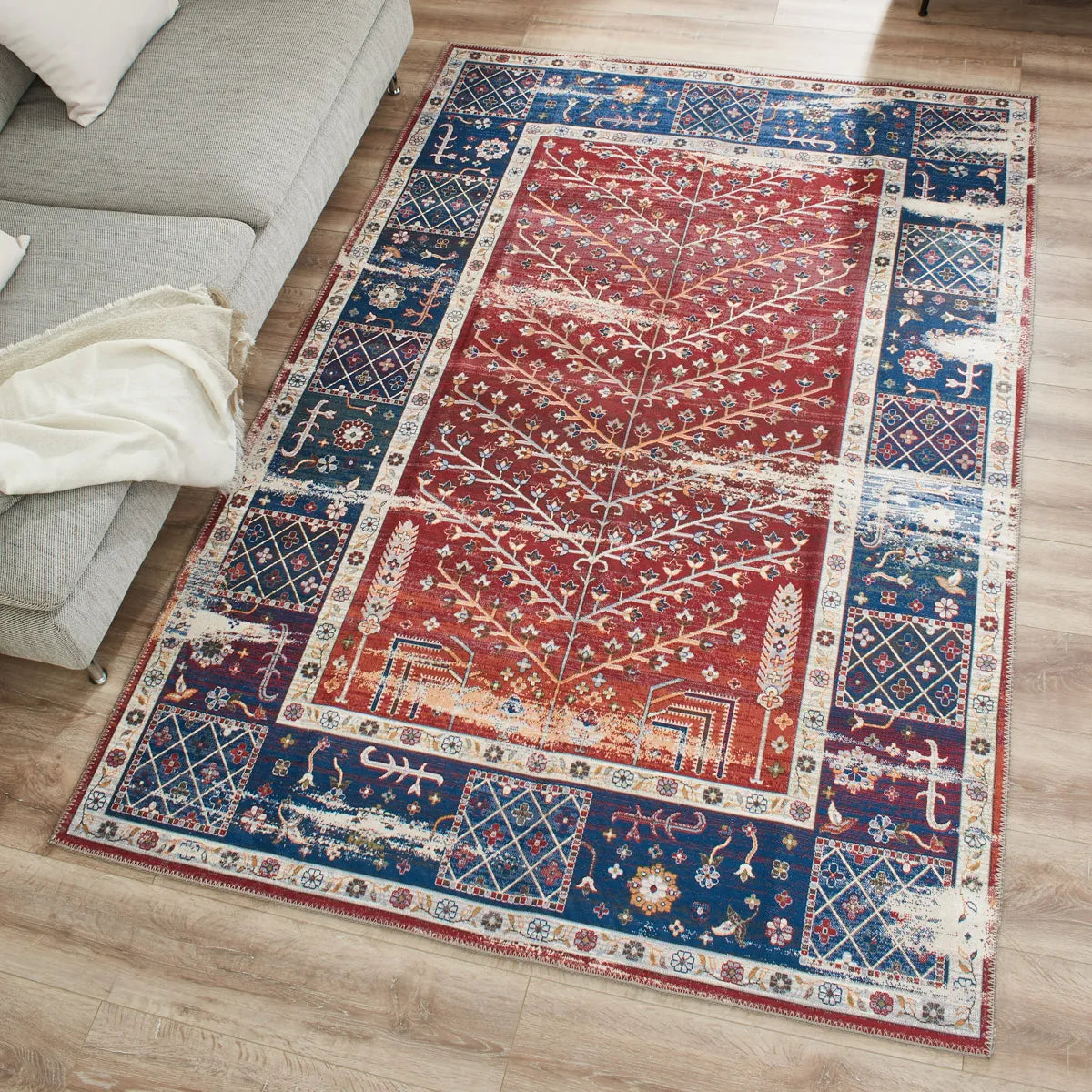 Tapis vintage lavable Nazar rugs