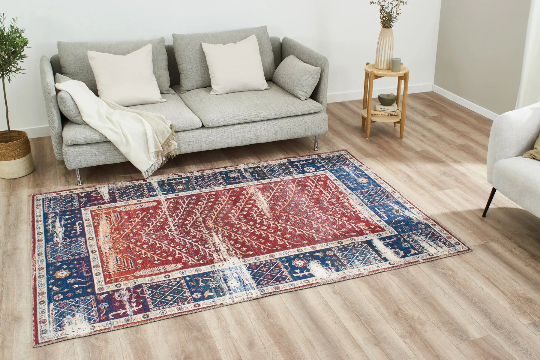 Tapis vintage lavable Nazar rugs