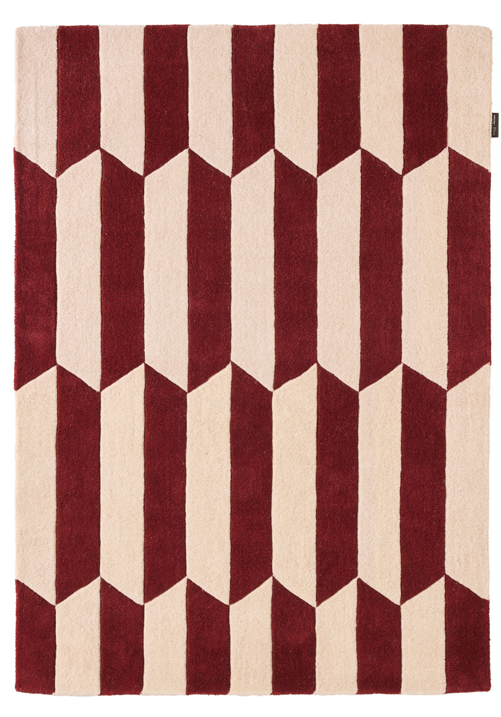 Rouge d'orage – Tapis en laine  – P_RO1011ROU Rouge d'orage