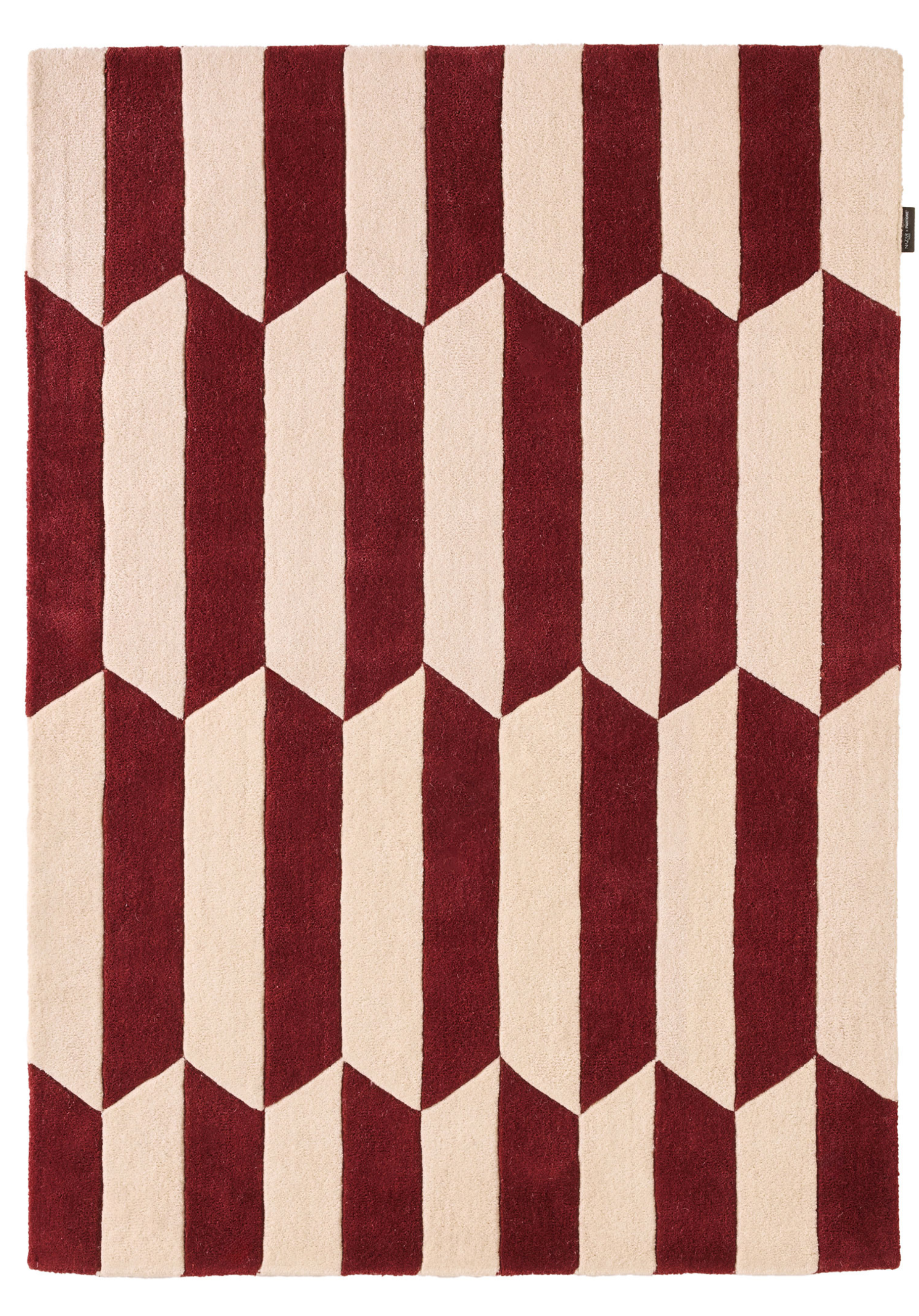 Rouge d'orage – Tapis en laine  – P_RO1011ROU Rouge d'orage