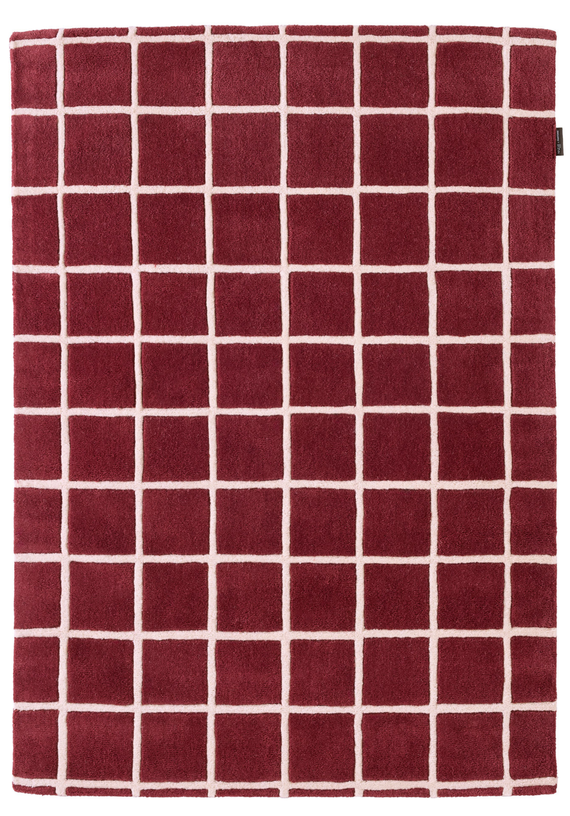 Rouge d'orage – Tapis en laine – P_RO1010ROU Rouge d'orage
