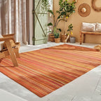 CAPRI - Tapis de jardin violet à rayures dégradées - CAP1746VIO CAPRI