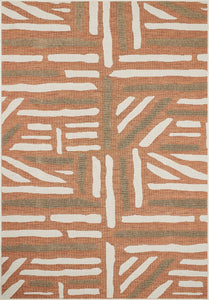 Tapis intérieur extérieur orange : ACA1689ORA - Nazar rugs