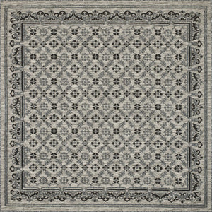 Tapis persan gris intérieur extérieur : ACA1693GRI