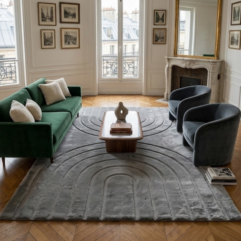 ALASKA - Tapis doux anthracite - ALA293ANT ALASKA