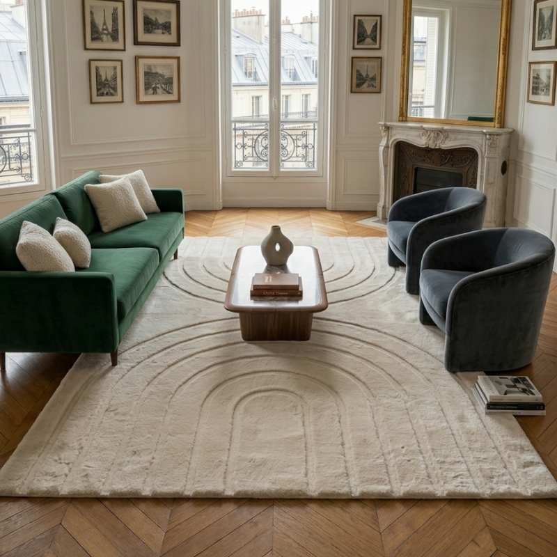 ALASKA - Tapis doux beige - ALA293BEI ALASKA