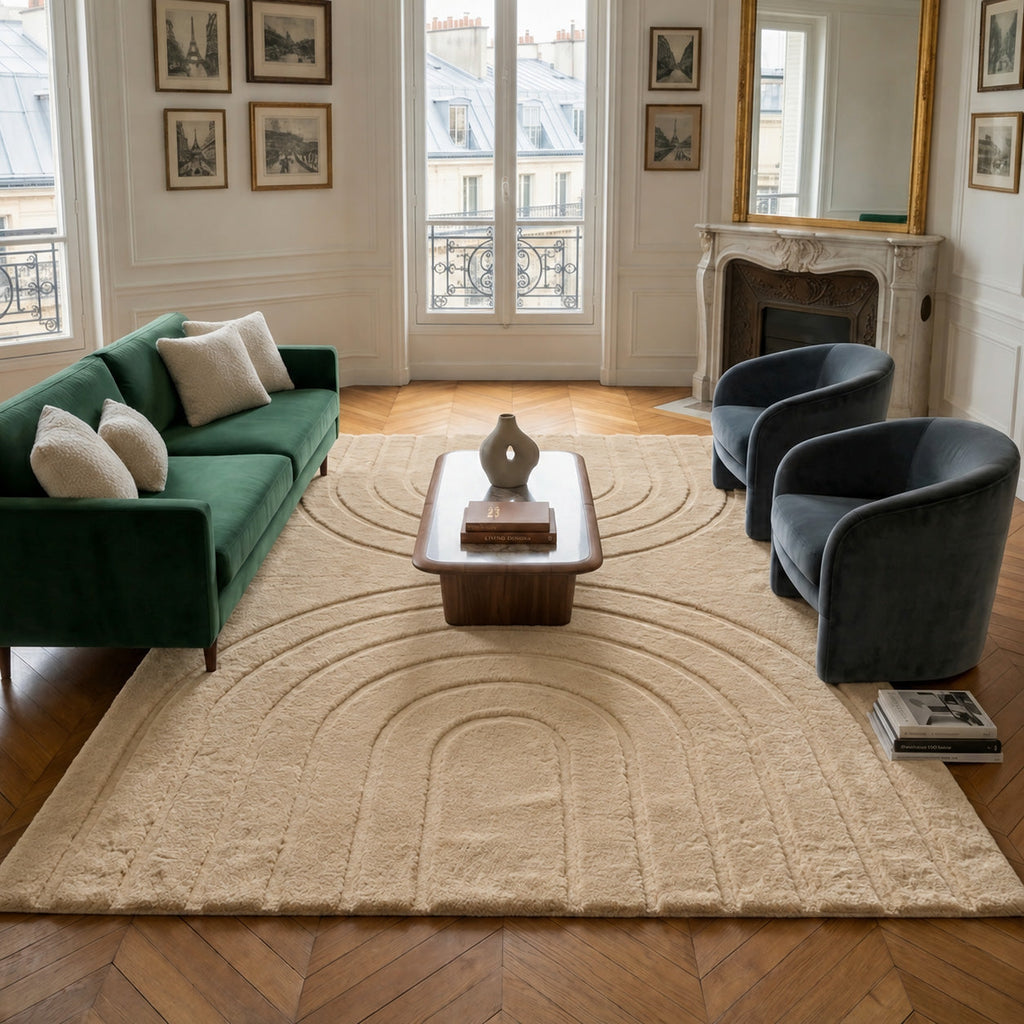 ALASKA - Tapis doux beige - ALA293BEI ALASKA