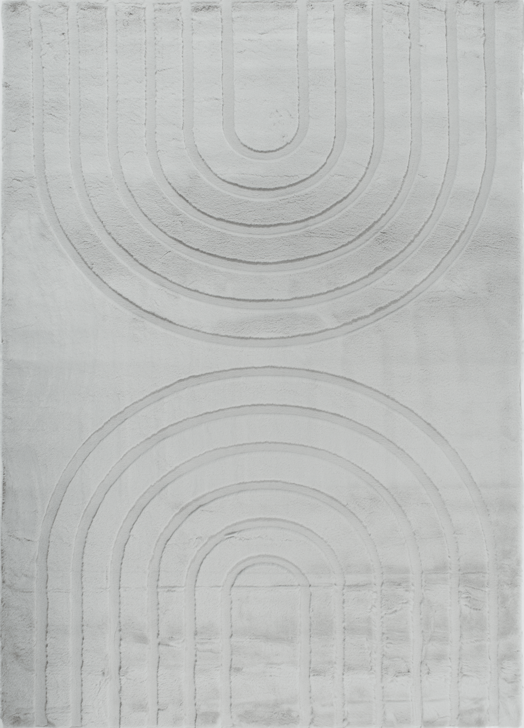 ALASKA - Tapis doux gris - ALA293GRI