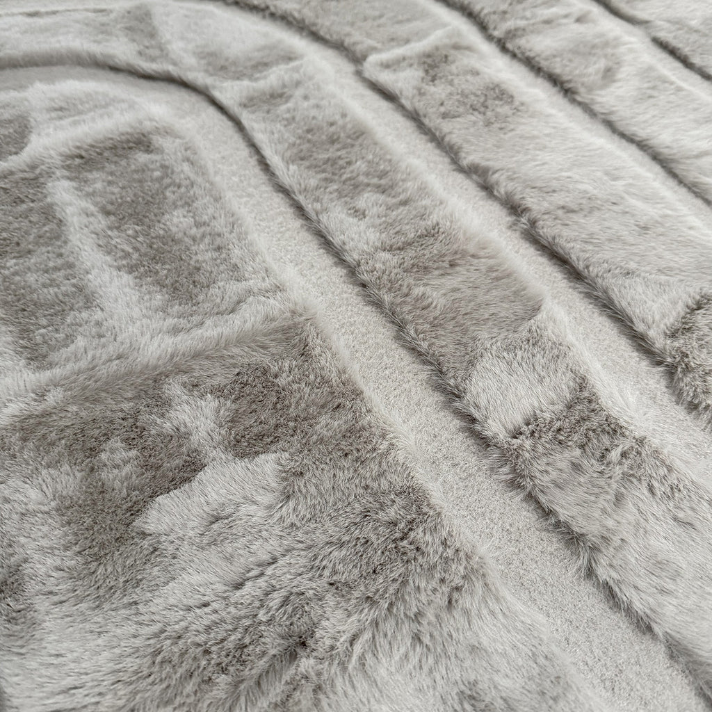 ALASKA - Tapis doux gris - ALA293GRI