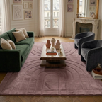 ALASKA - Tapis doux rose - ALA293ROS ALASKA