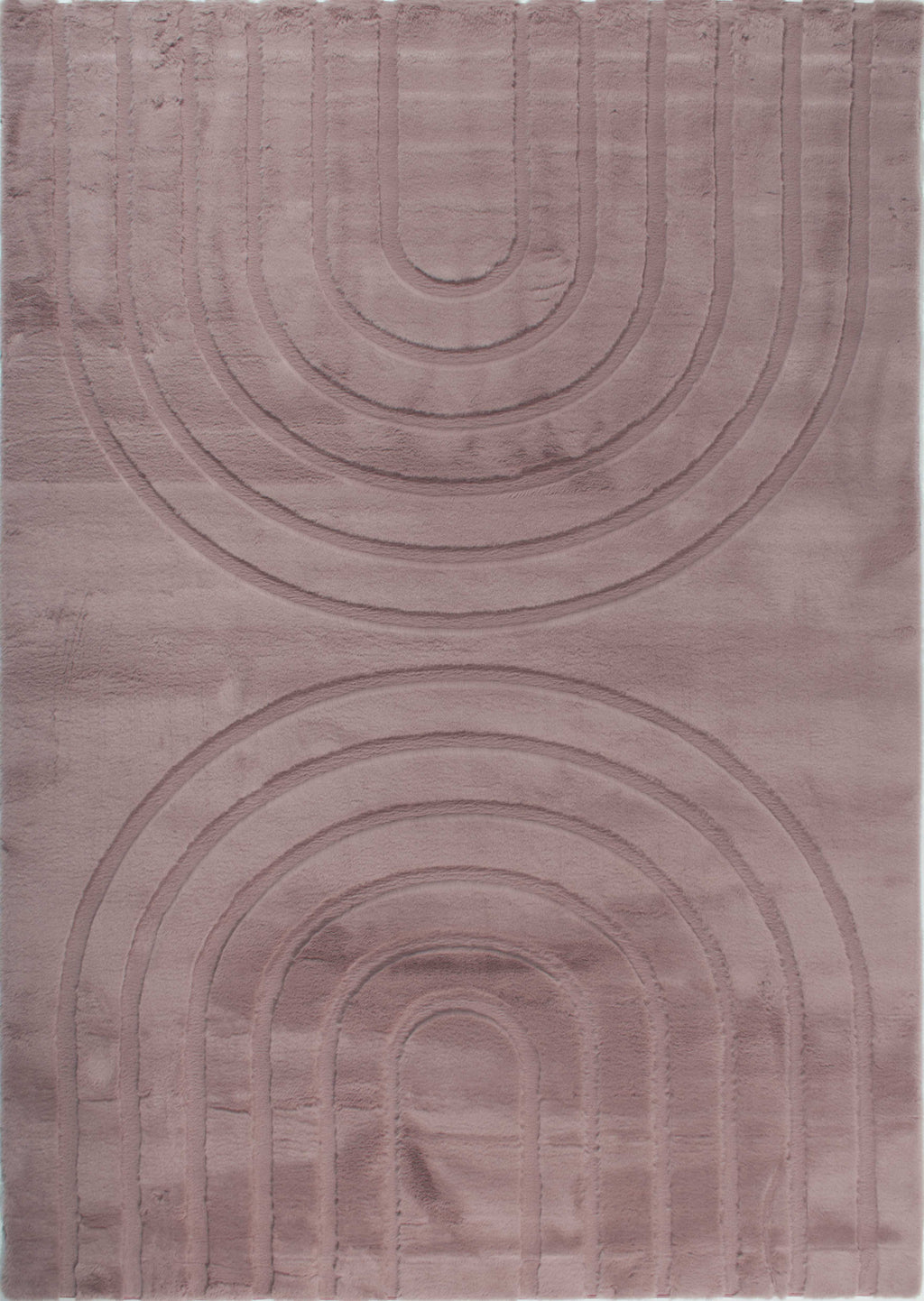 ALASKA - Tapis doux rose - ALA293ROS ALASKA