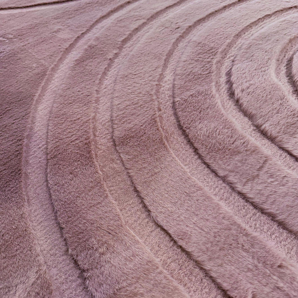 ALASKA - Tapis doux rose - ALA293ROS