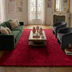 ALASKA - Tapis doux rouge - ALA293ROU ALASKA