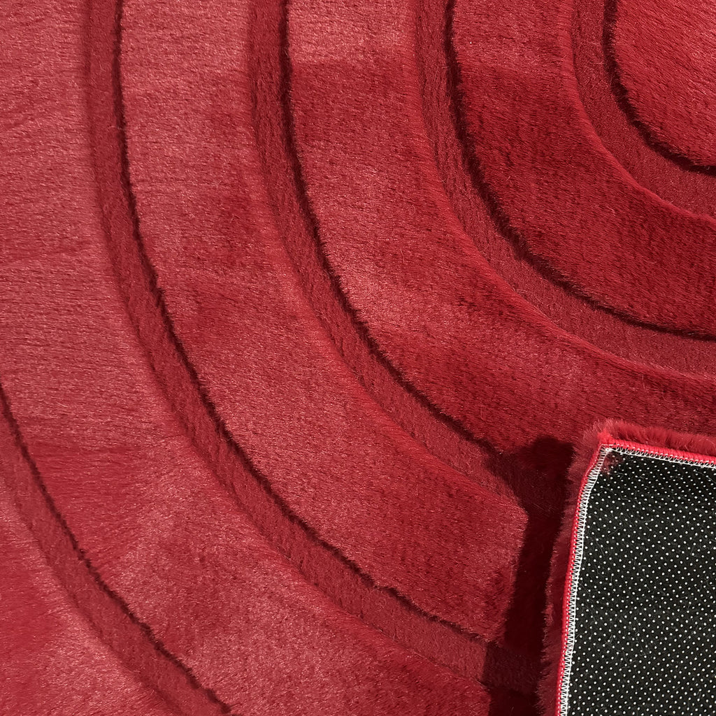 ALASKA - Tapis doux rouge - ALA293ROU