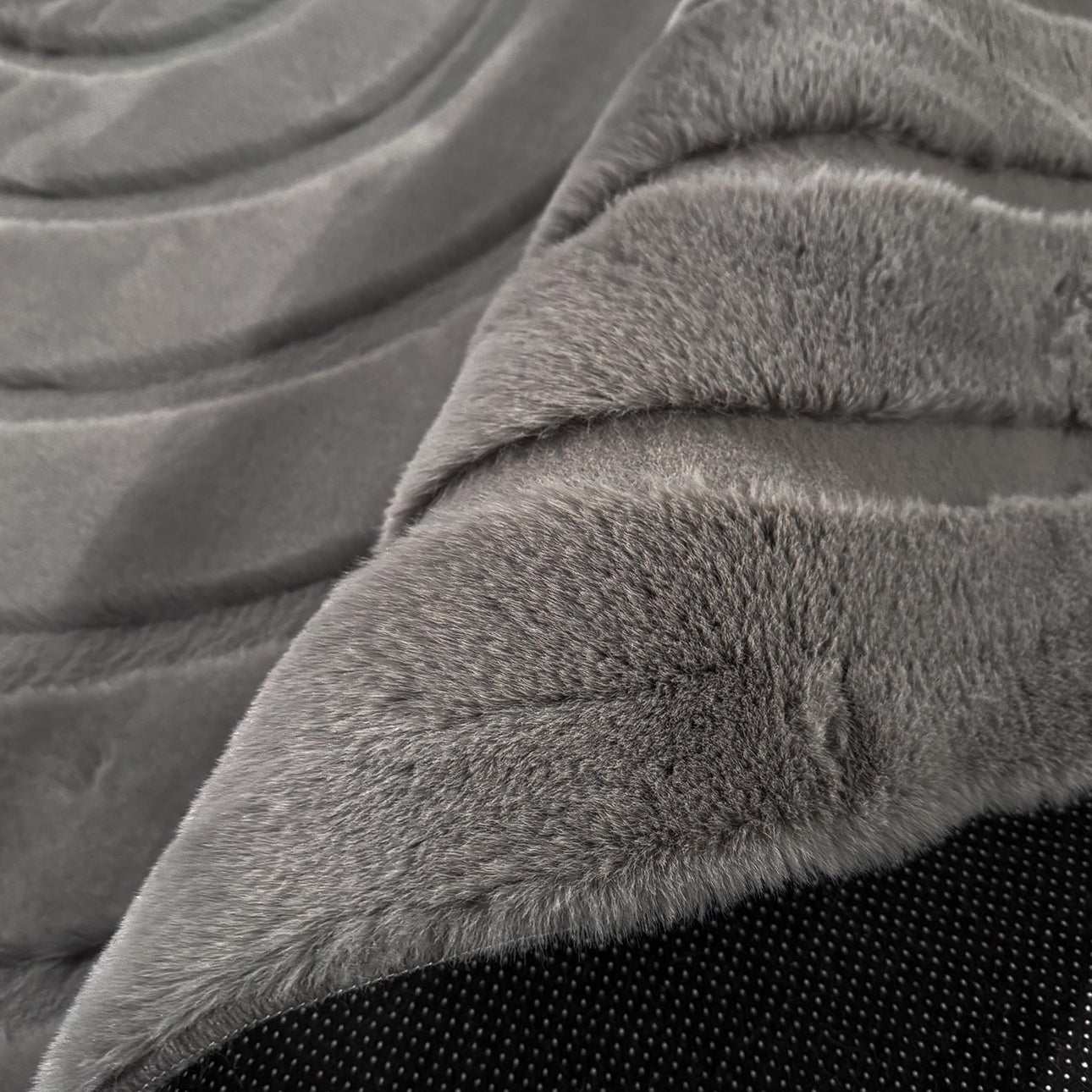 ALASKA - Tapis doux et élégant anthracite - ALA294ANT